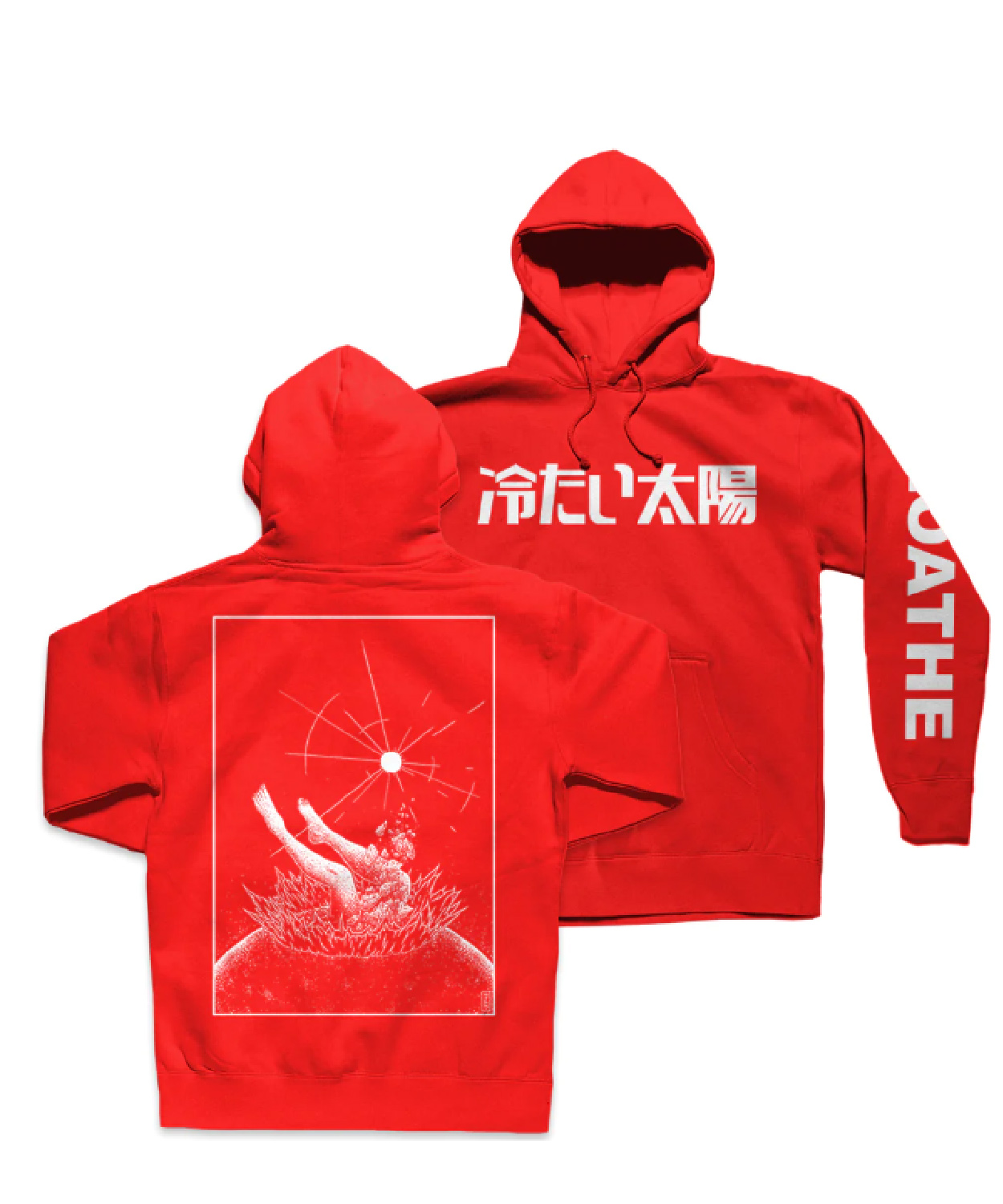 Loathe Cold Sun Red Hoodie