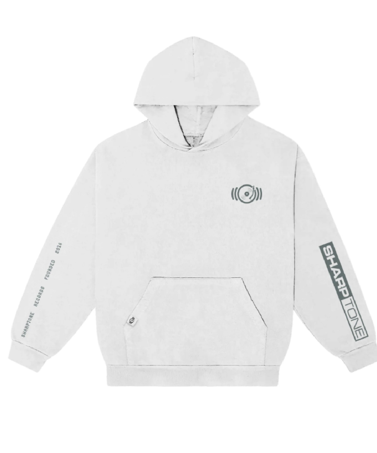 Sharp Tone Records Sharptone Records Logo White Hoodie