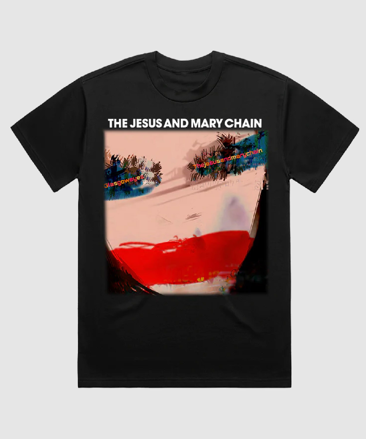 The Jesus And Mary Chain Glasgow Eyes Album Black T Shirt