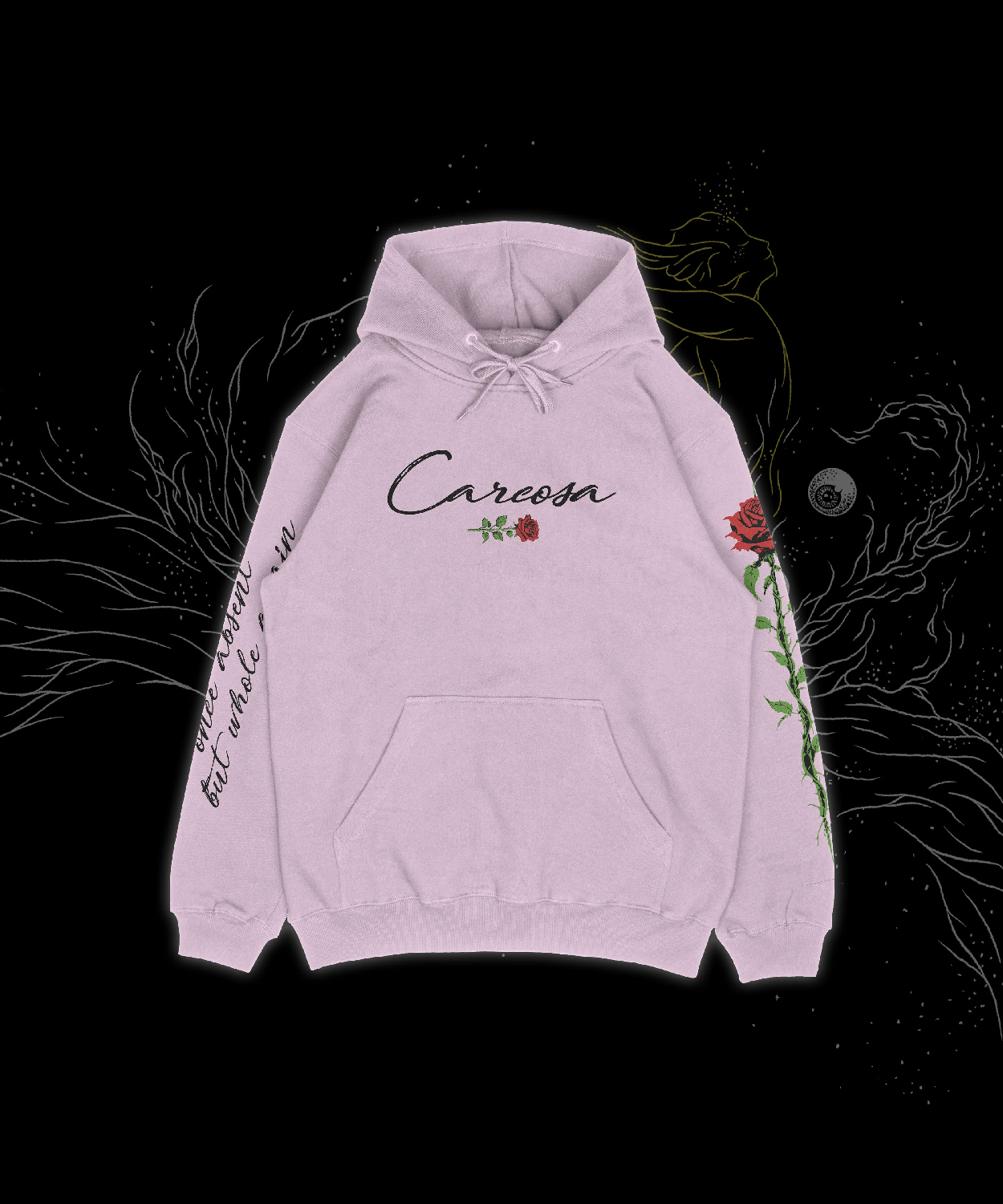 Absent Rose Pink Variant Hoodie Carcosabc Shop