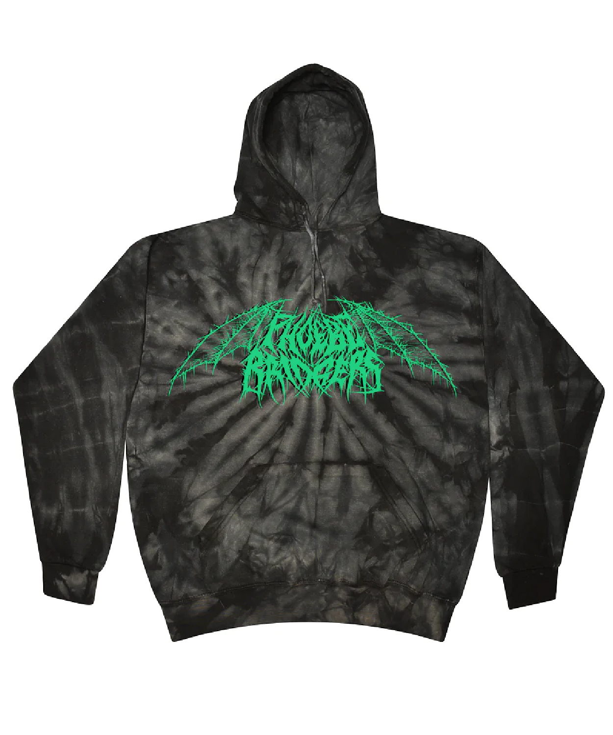 Black Tie Dye Metal Hoodie Phoebe Fucking Bridgers Shop