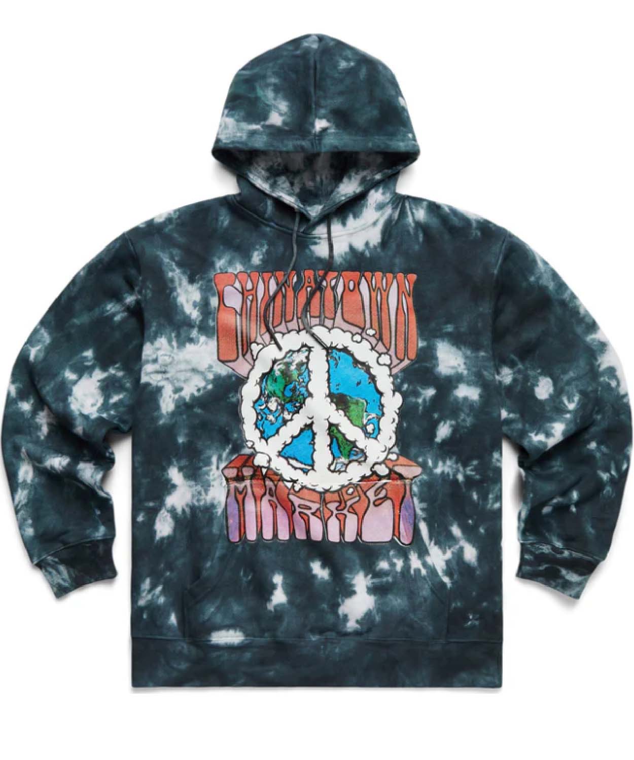 Chinatown Market Peace On Earth Logo Hoodie Mi Life Shop