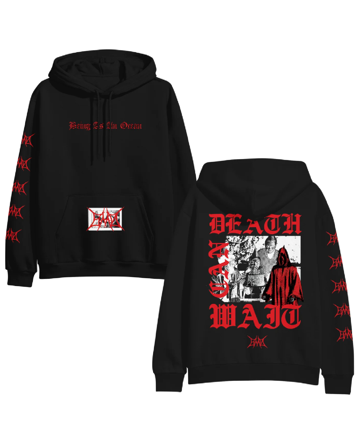 Death Can Wait Black Pullover Baao Shop