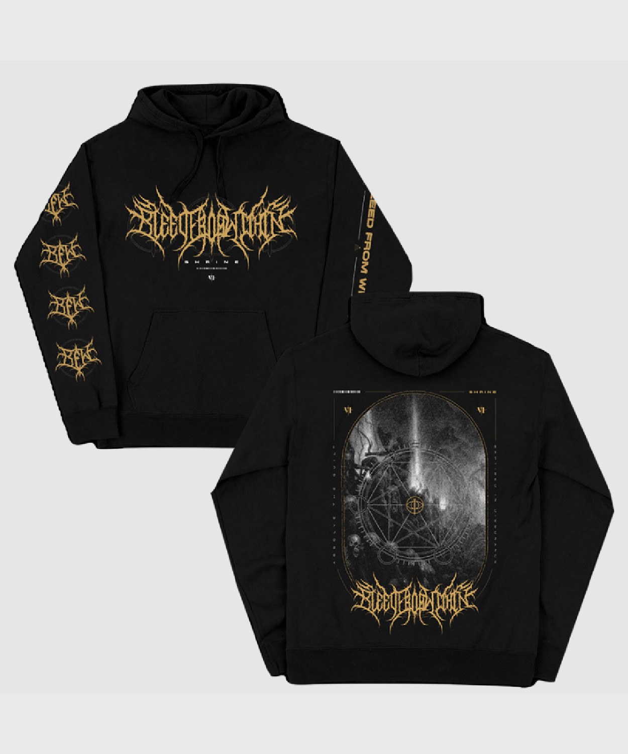 Death Metal Black Hoodie Bleed From Within Shop