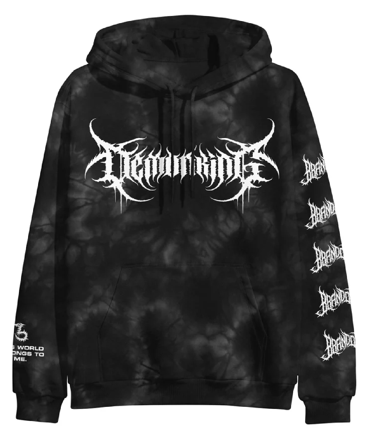 Demon King Black Cloud Dye Hoodie Brand Of Sacrifice Shop