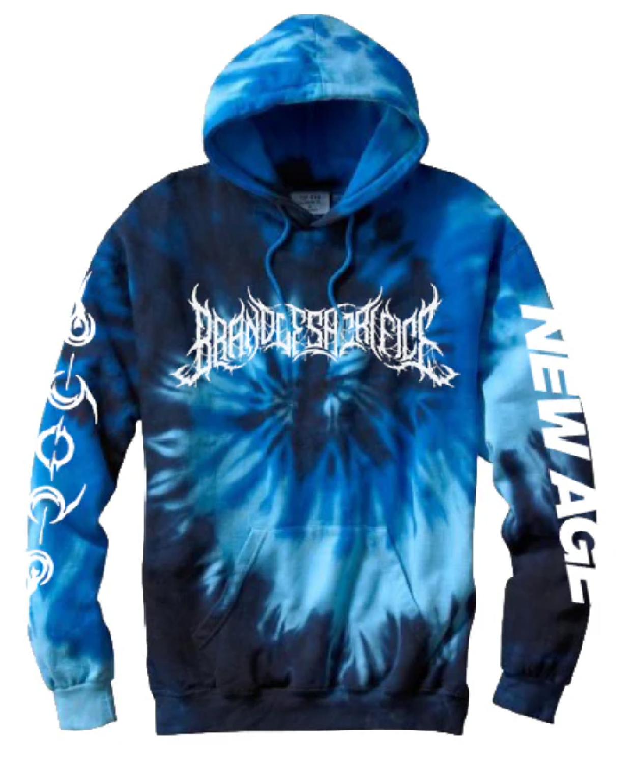 New Age Blue Ocean Tie Dye Pullover Brand Of Sacrifice Shop