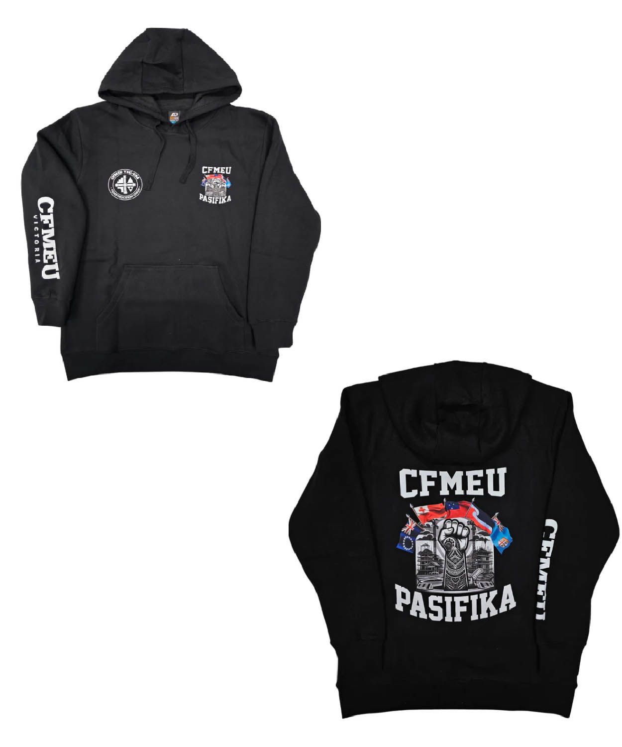 Pasifika Hoodie Cfmeu Shop