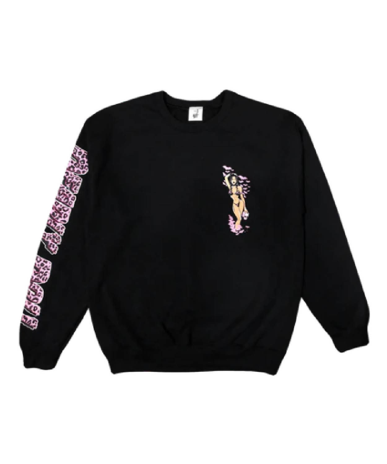 Pink Cheetah Crewneck Deadly Doll Shop