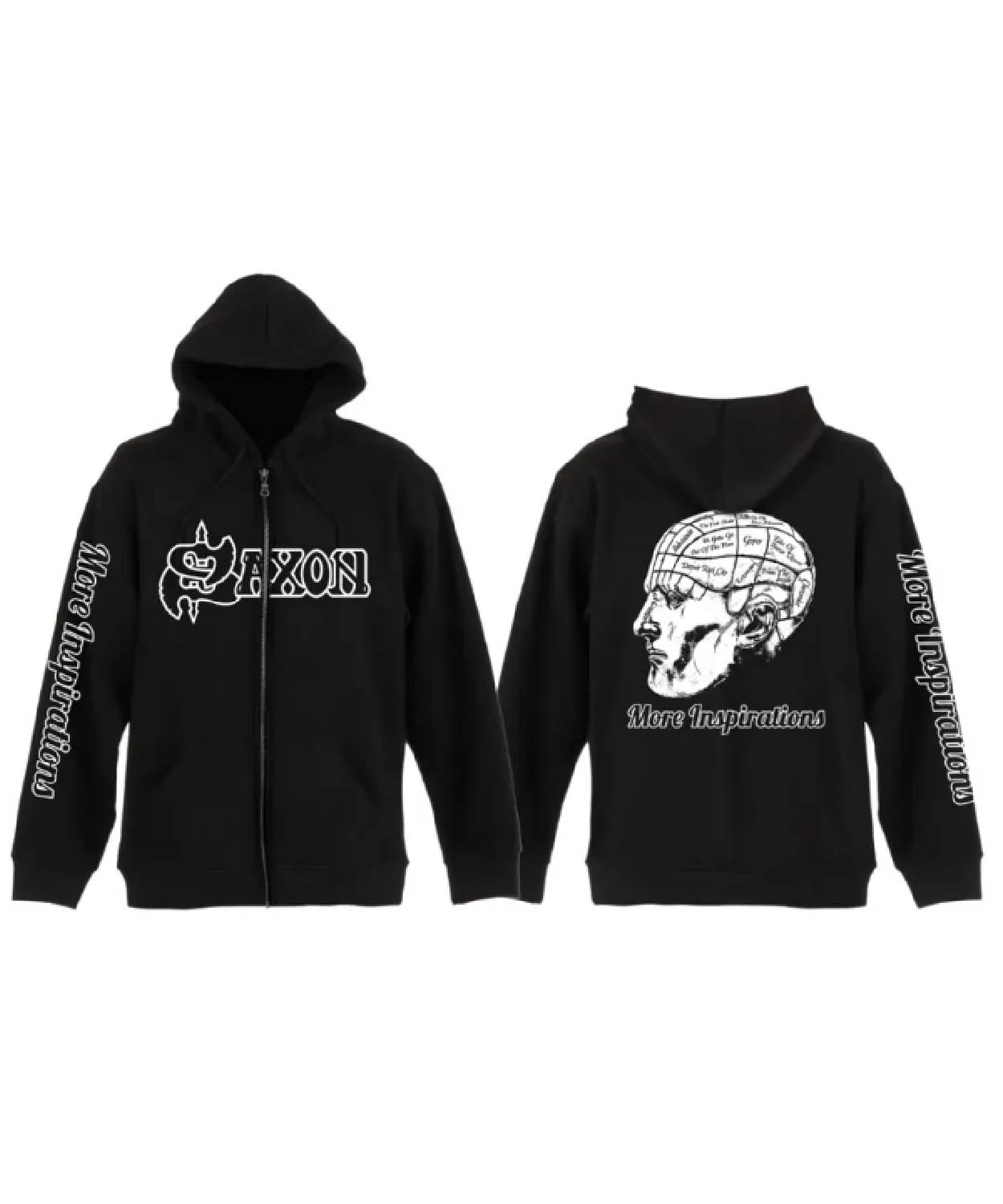 Saxon More Inspirations Black Hoodie Saxon Merch Store Shop