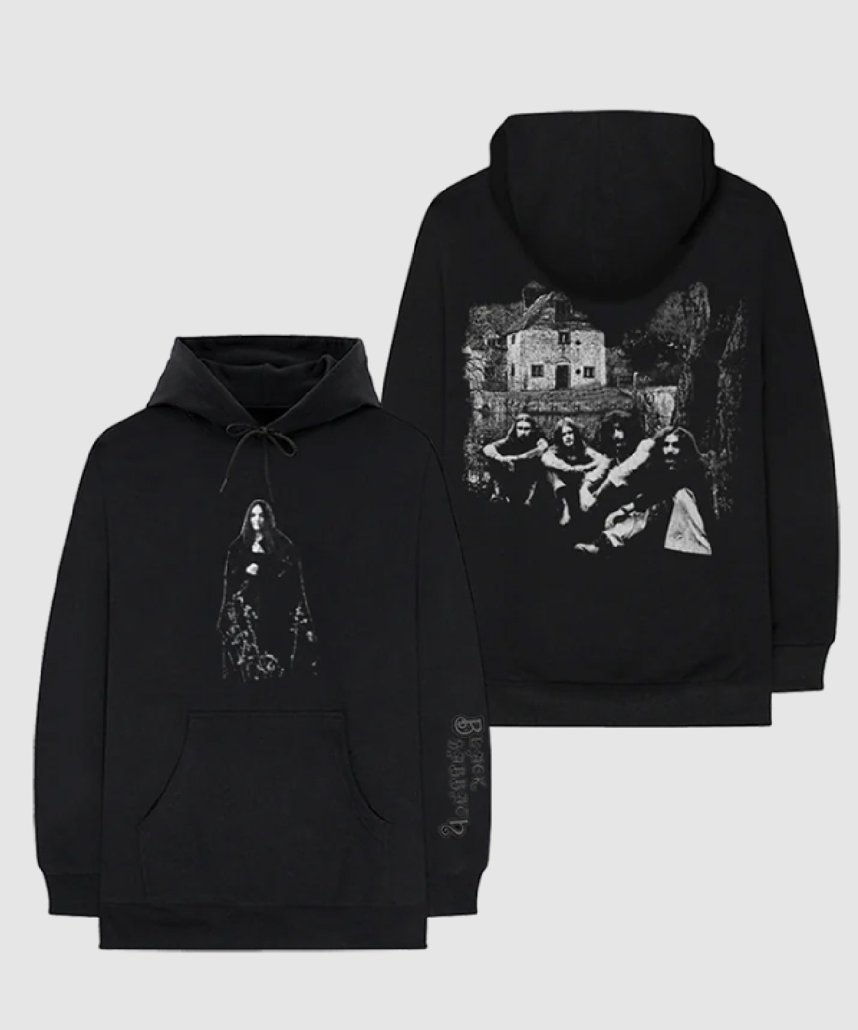 Self Titled Black Hoodie Blacksabbathapparelshop