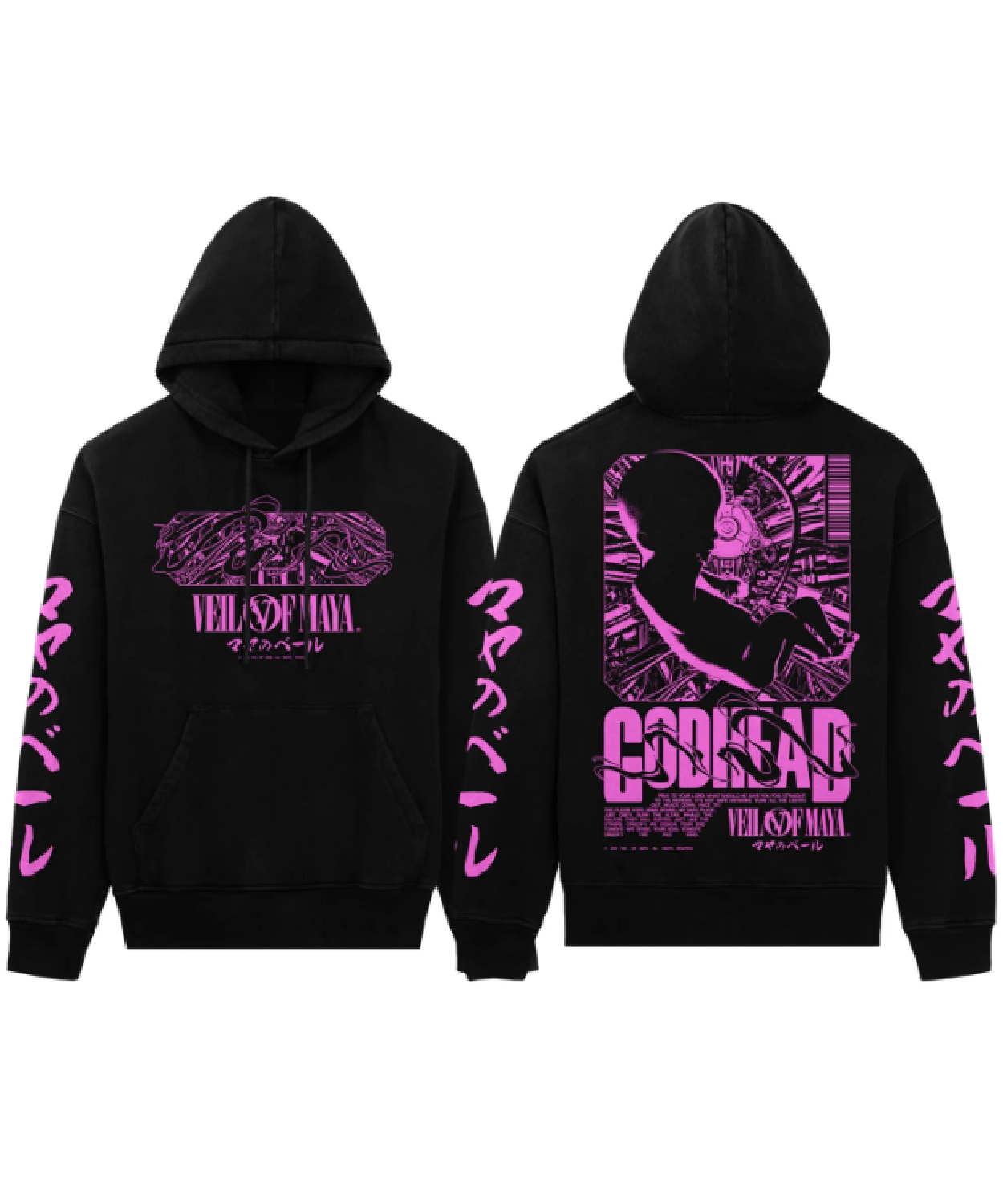 Simulation Black Hoodie Veil Of Maya And Shop