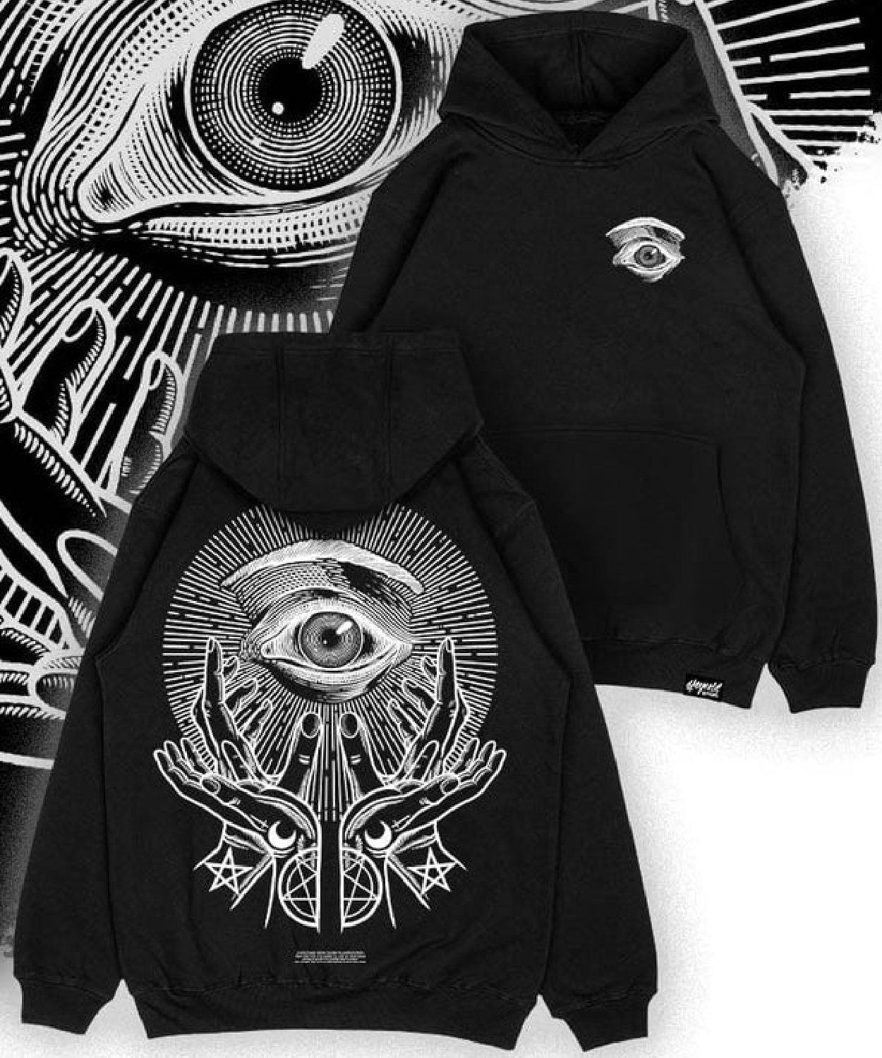 Stay Cold Apparel All Seeing Eye Oversized Hoodie