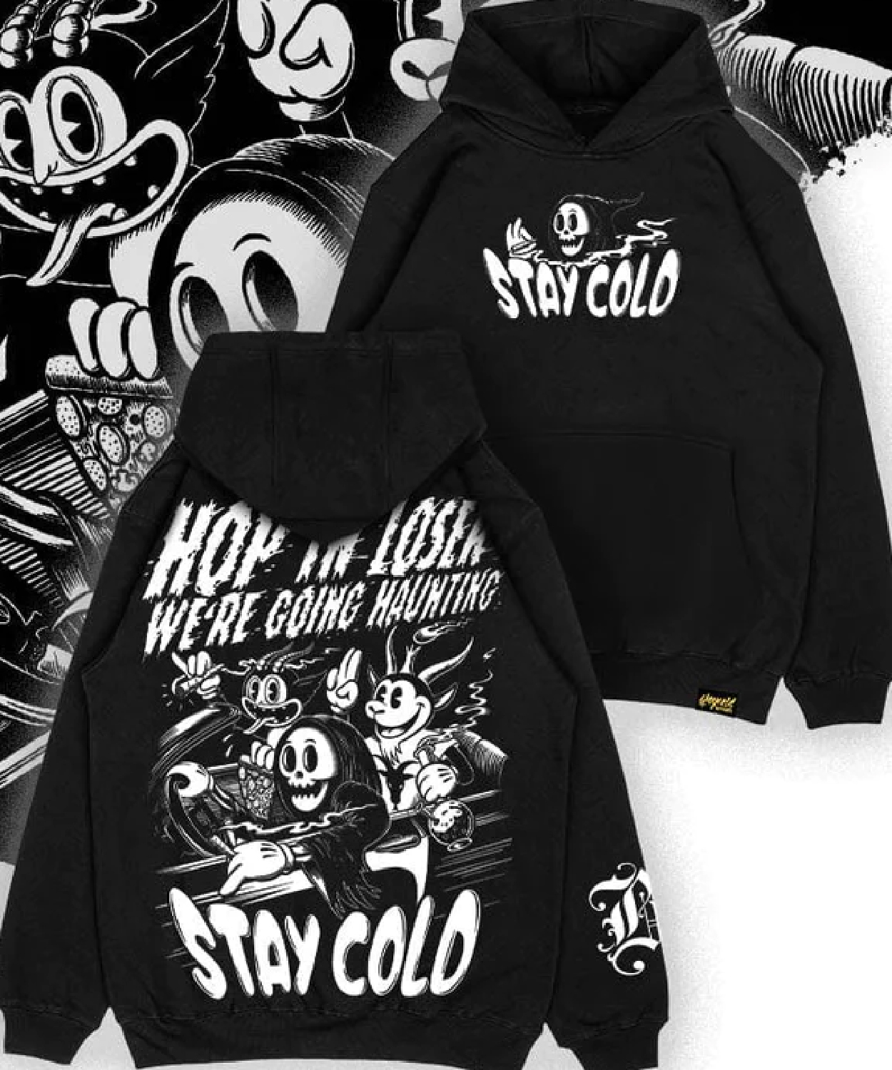 Stay Cold Apparel Haunt Trip Oversized Hoodie