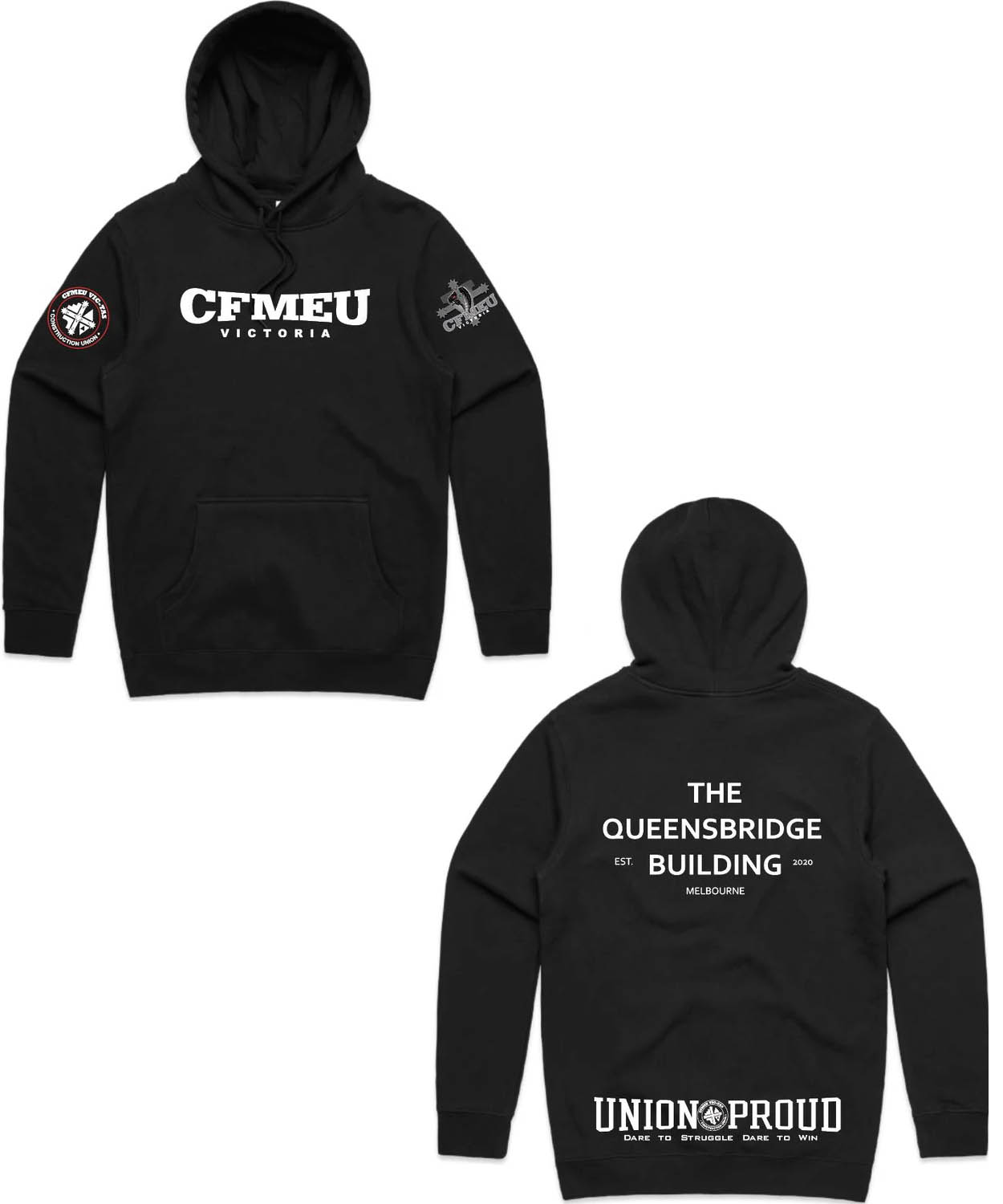 The Queensbridge Building Hoodie Cfmeu Shop