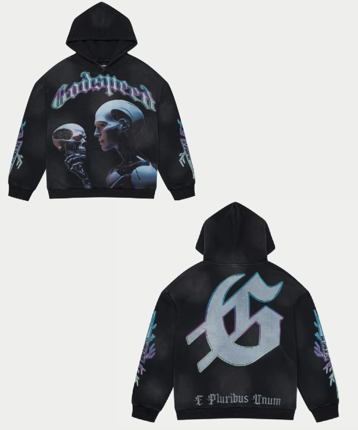 The Upgrade Black Wash Hoodie