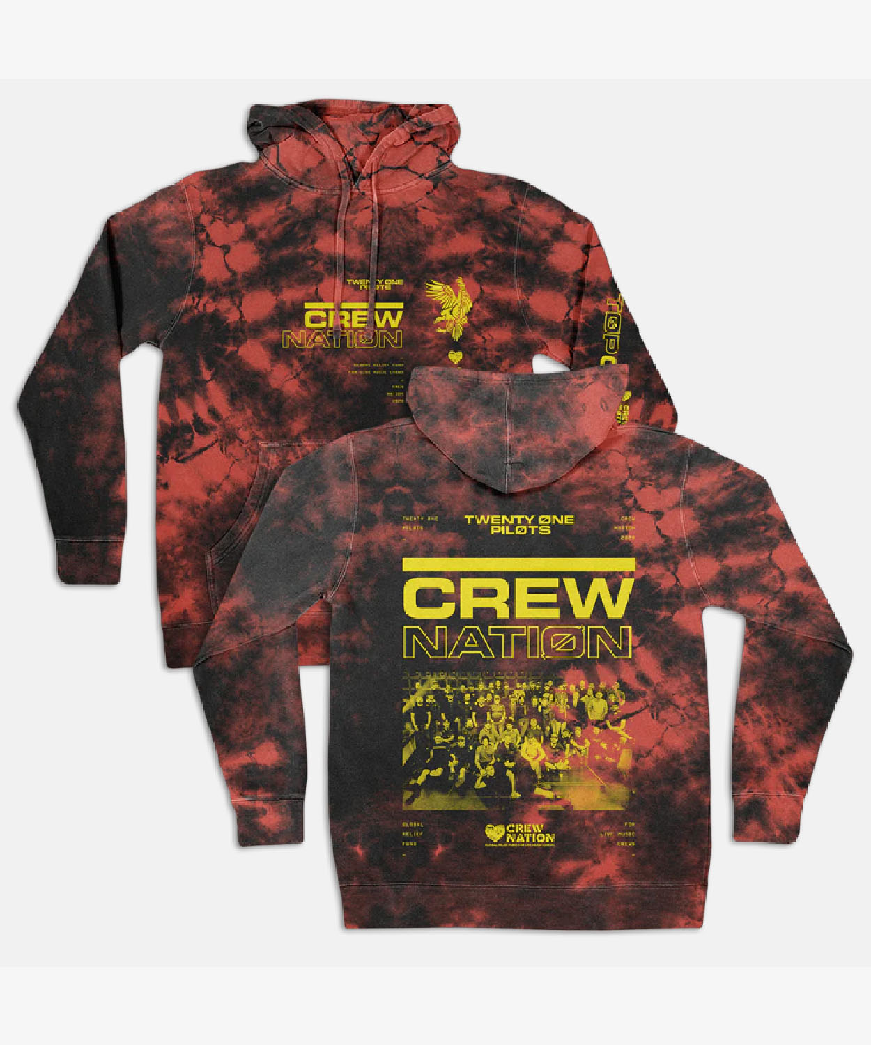 Twenty One Pilots Crew Nation Hoodie Twenty One Pilots Shop