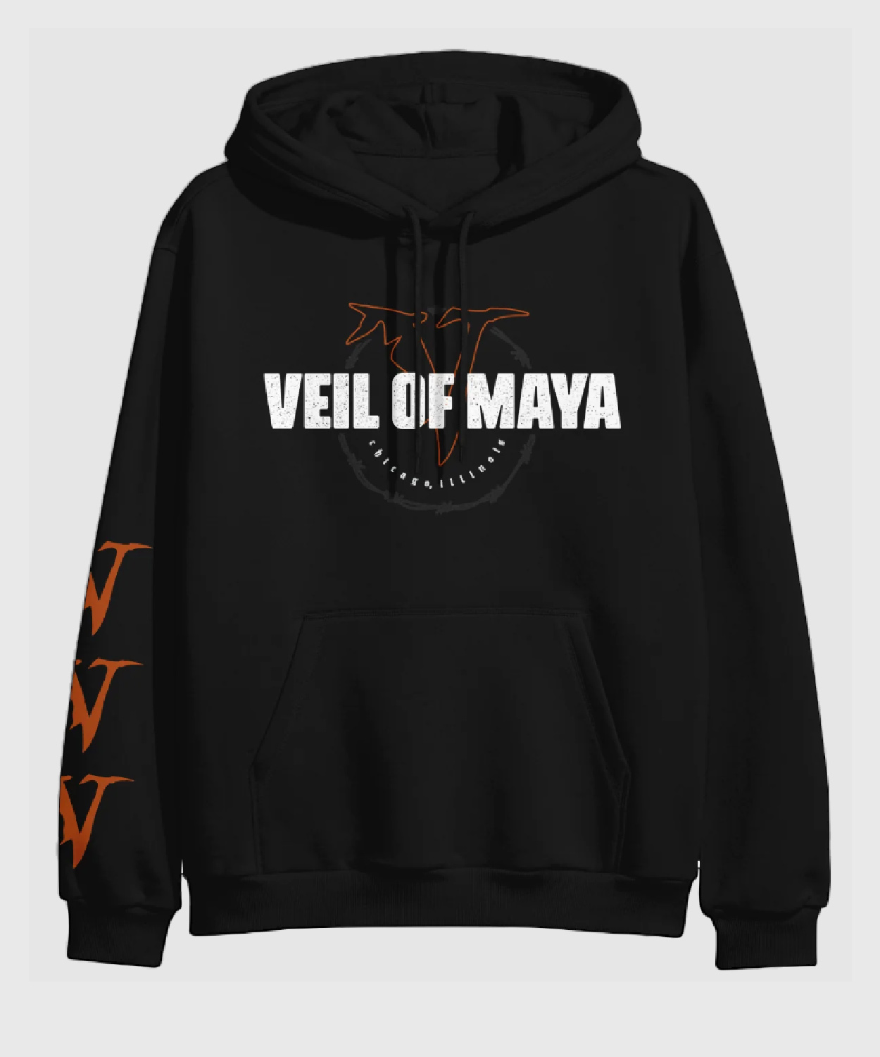 V Tour Black Hoodie Veil Of Maya And Shop