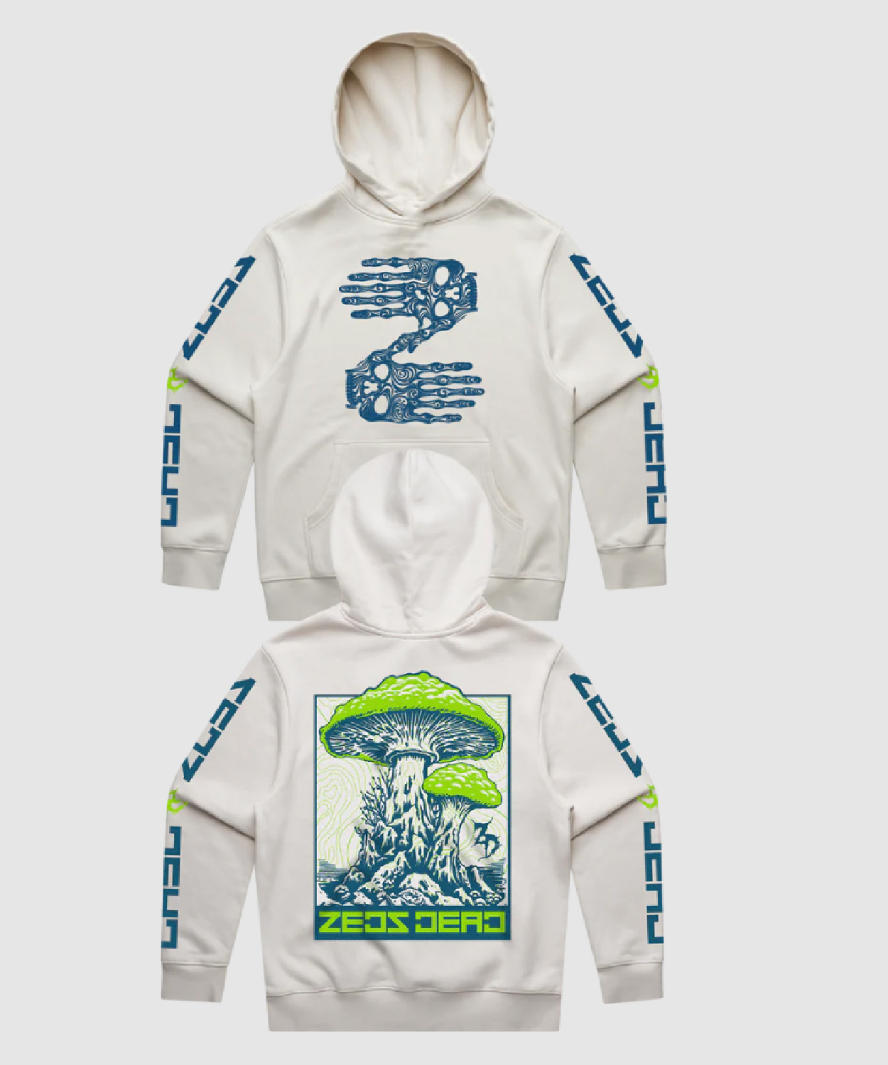 Zeds Dead Obey Relaxed Natural Hoodie