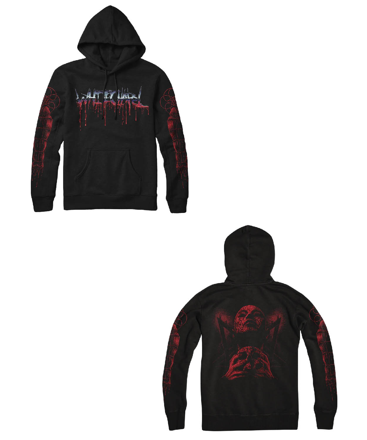 A Bloodsoaked Symphony Black Pullover Hoodie Whitechapel Shop