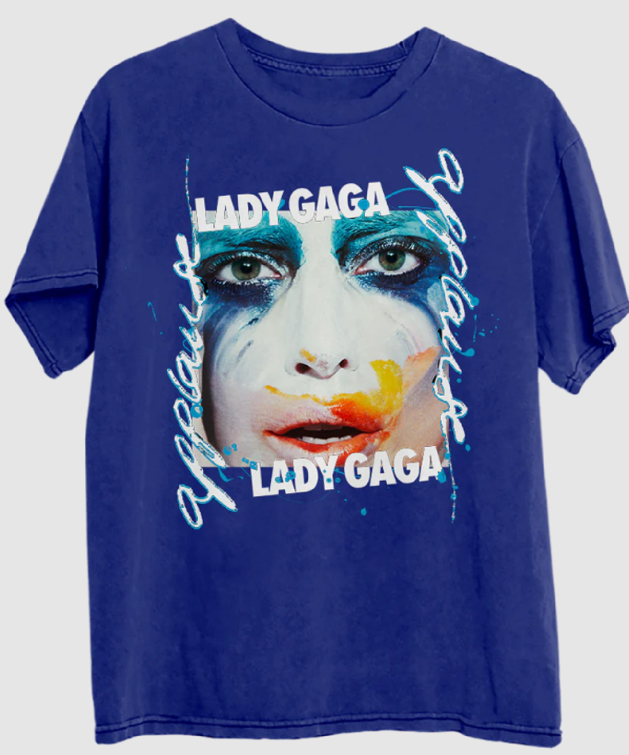 Artpop Applause Blue Puff Print T Shirt Lady Gaga Shop