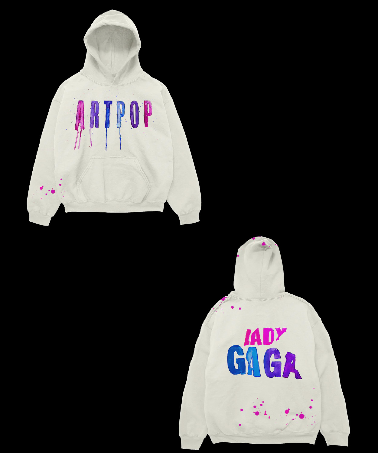 Artpop Drip Pullover Hoodie Lady Gaga Shop