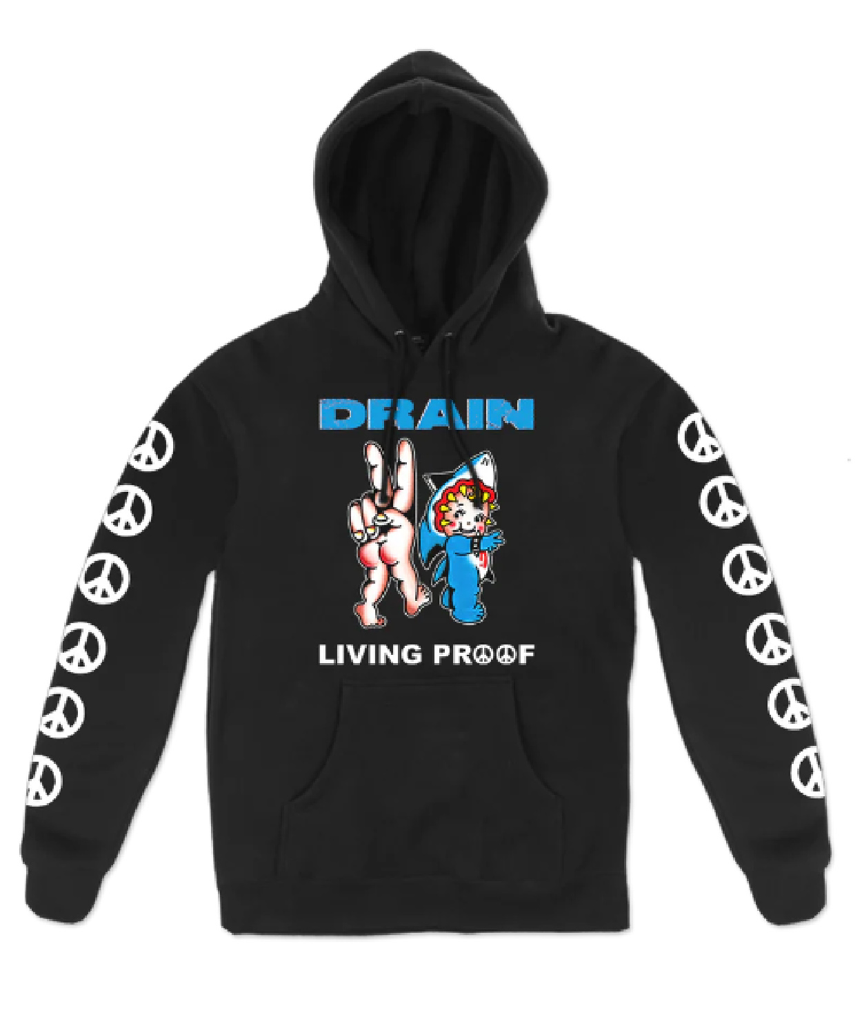 Drain Kewpie Flash Pull Hood Allin Merch Shop