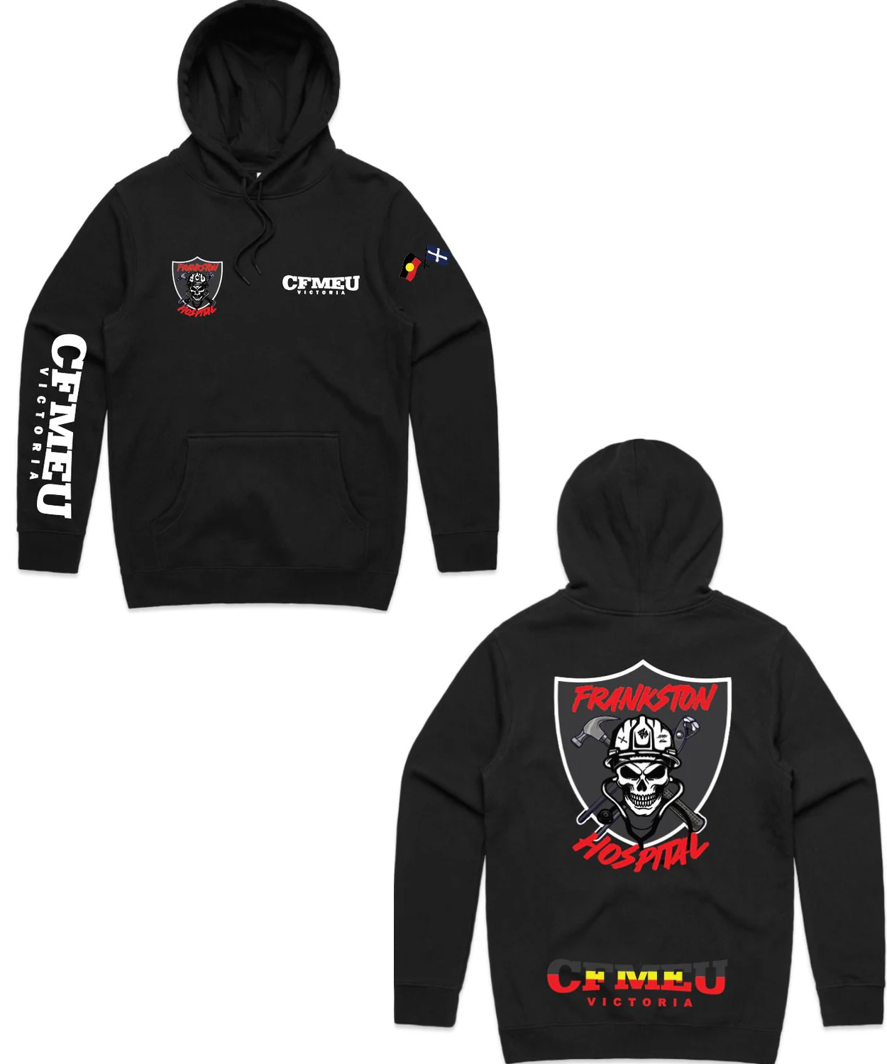 Frankston Hosital Hoodie Cfmeu Shop