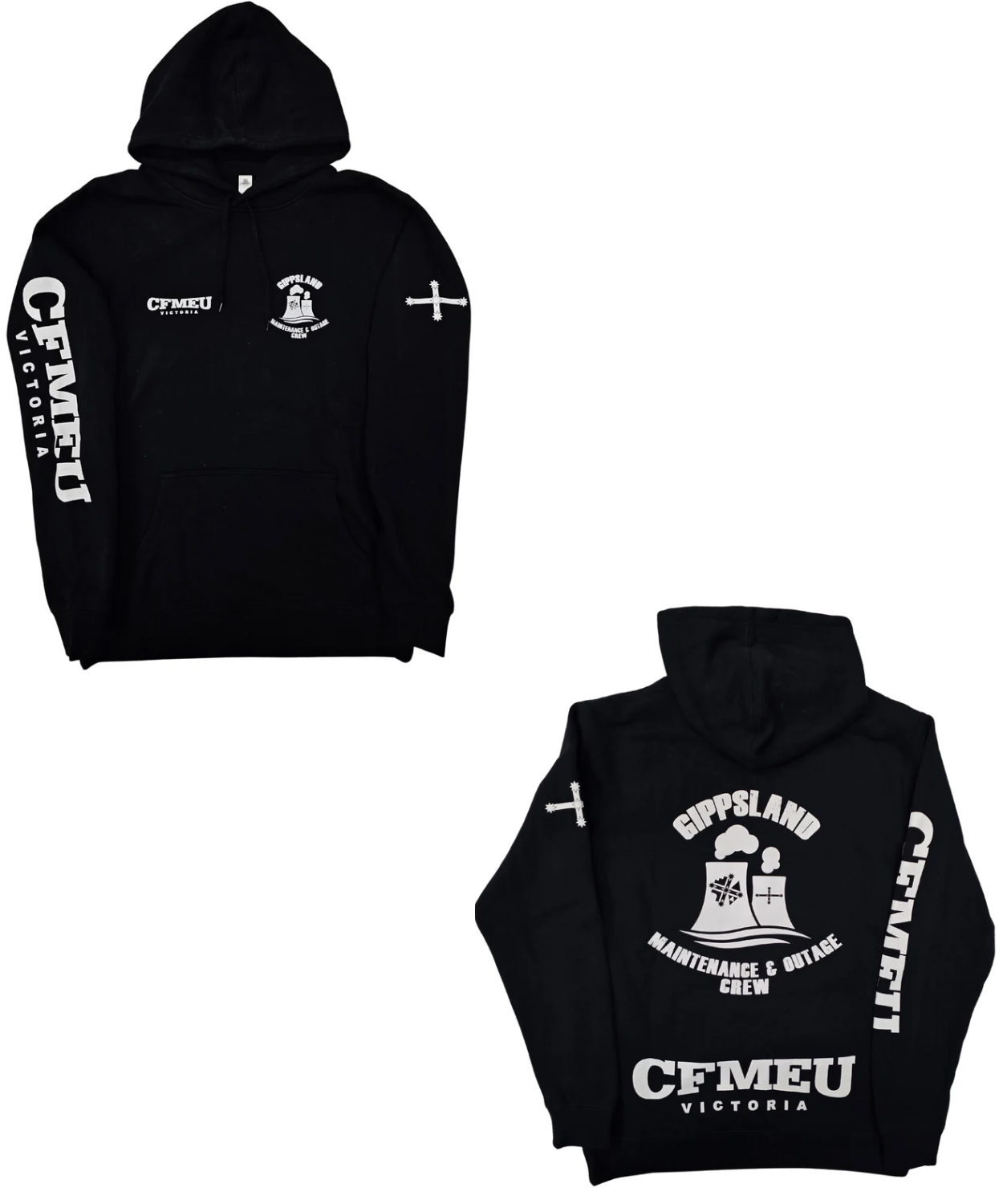 Gippsland Outage Crew Hoodie Cfmeu Shop