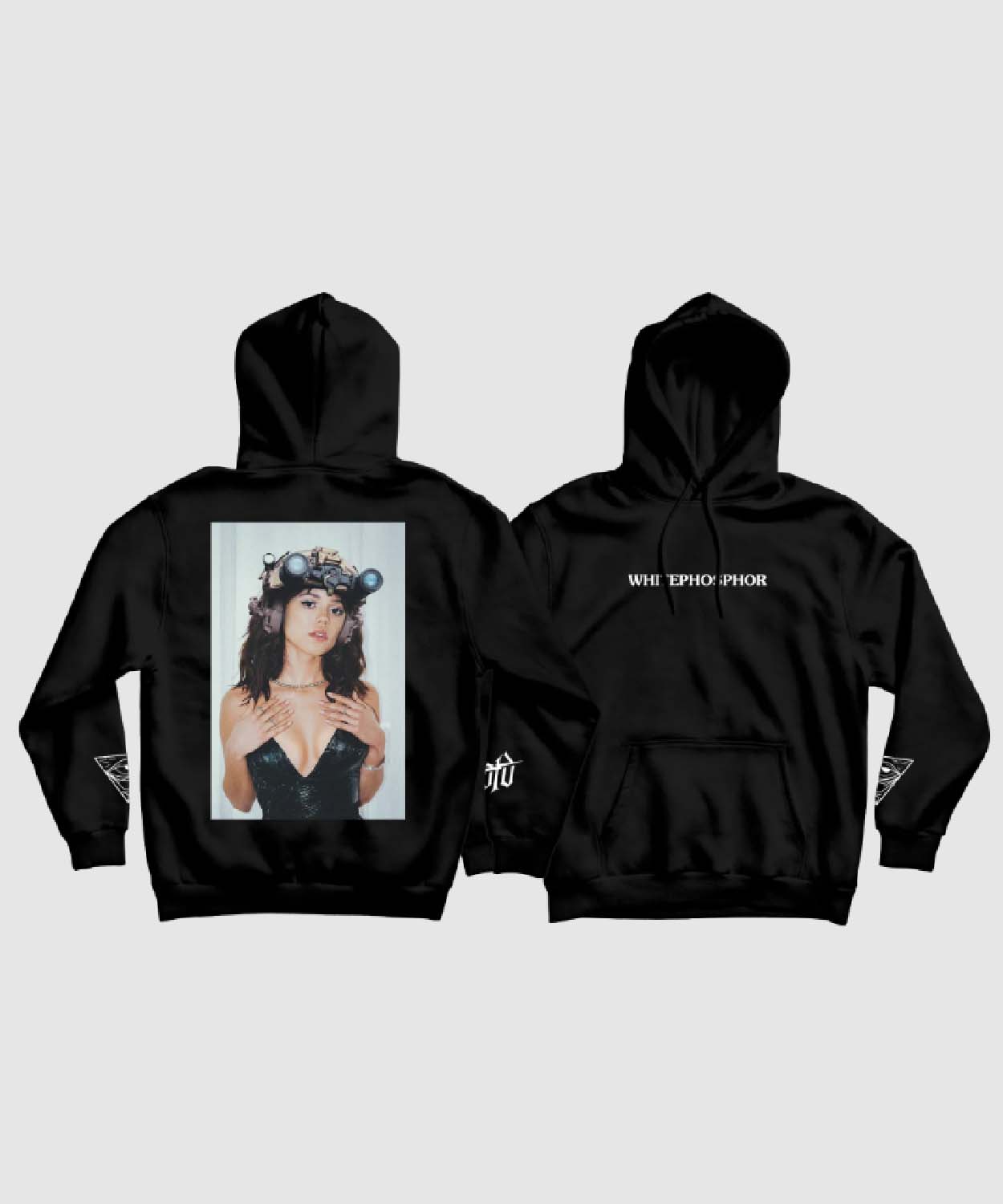 Goth Mami Champion Pullover Hoodie White Phosphor Shop