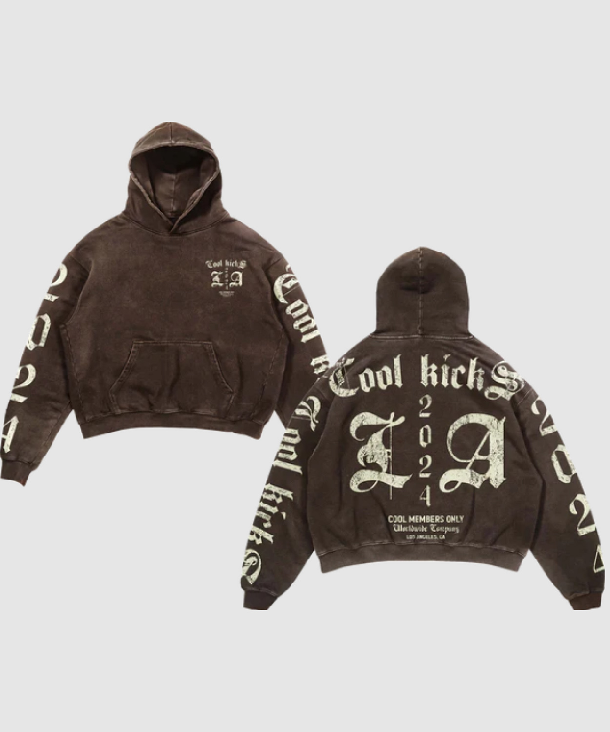 La Members Only Cool Kicks Chocolate Brown Hoodie Coolkicks Shop