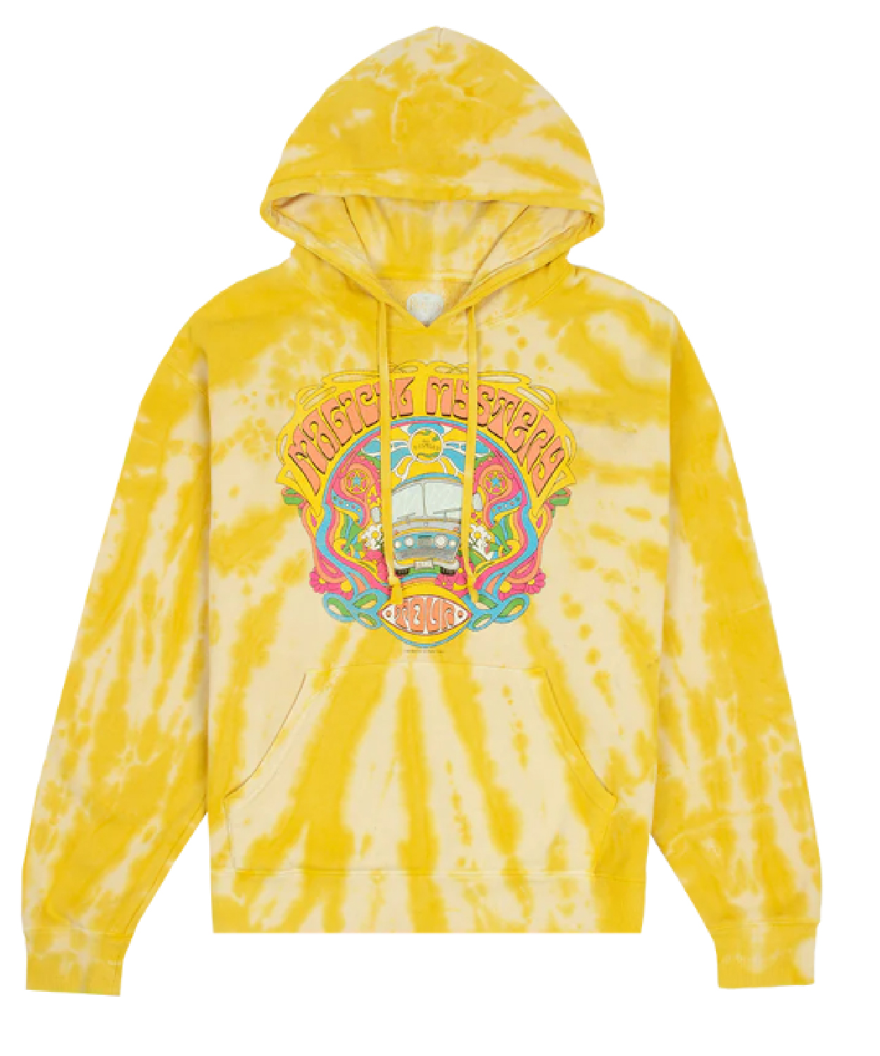 Magical Mystery Tour Yellow Tie Dye Hoodie