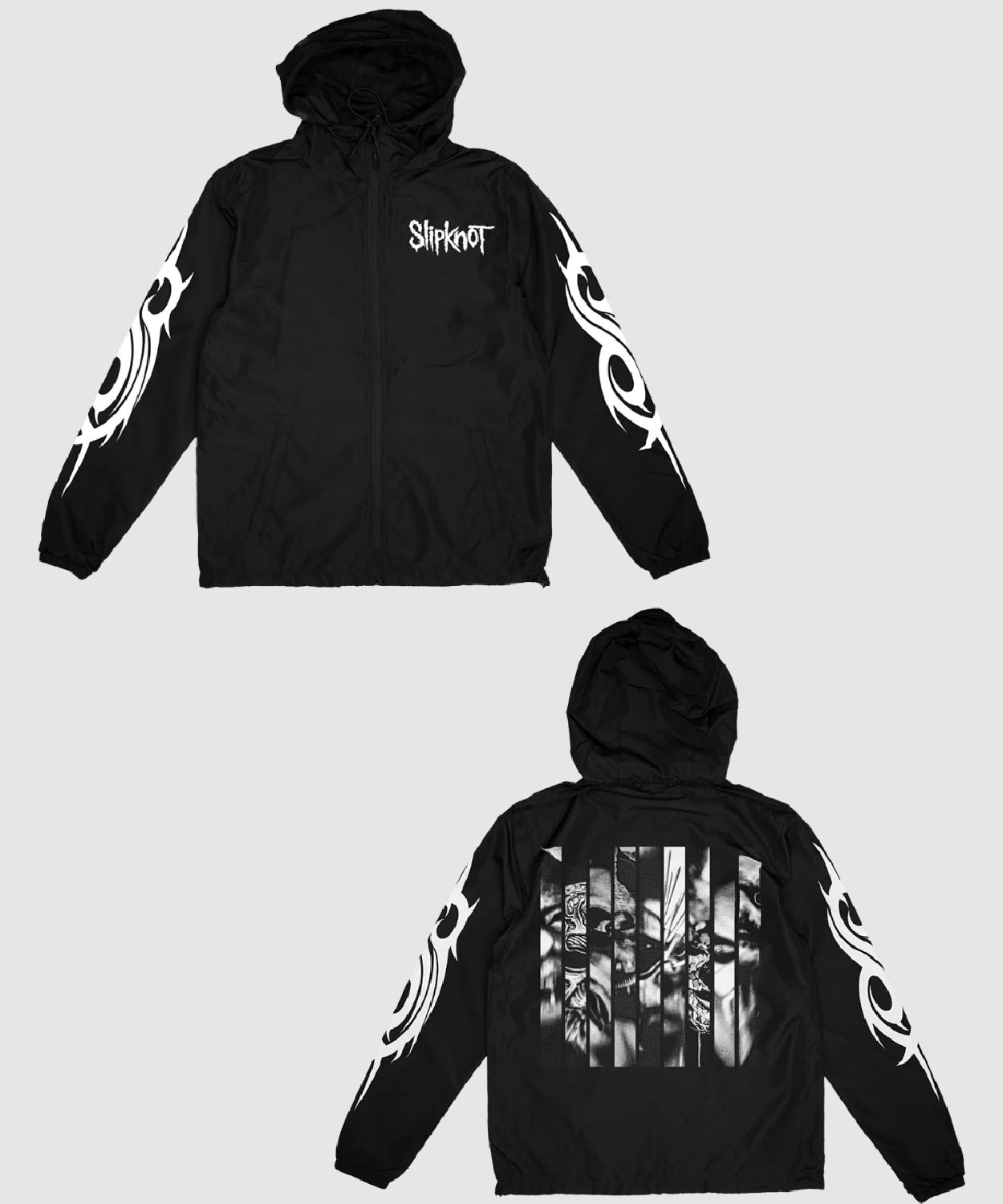 Mask Bars Windbreaker Hoodie Slipknot Merch