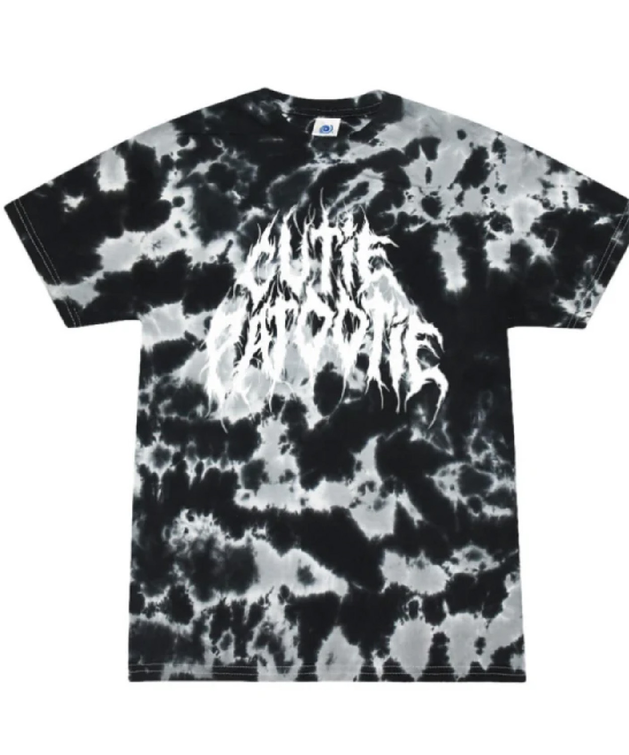 Multi Black Tie Dye Cutie Patootie T Shirt A Good Cult Leader Shop