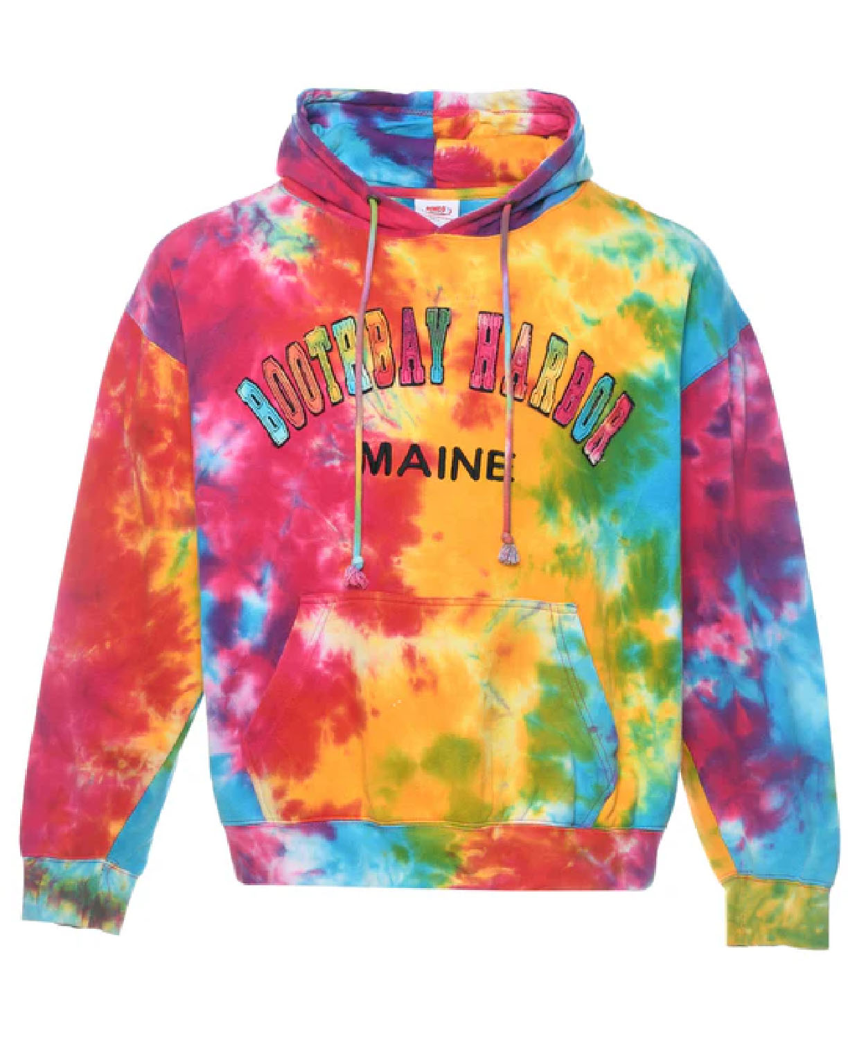 Multi Colour Tie Dye Design Hoodie Beyond Retro Shop