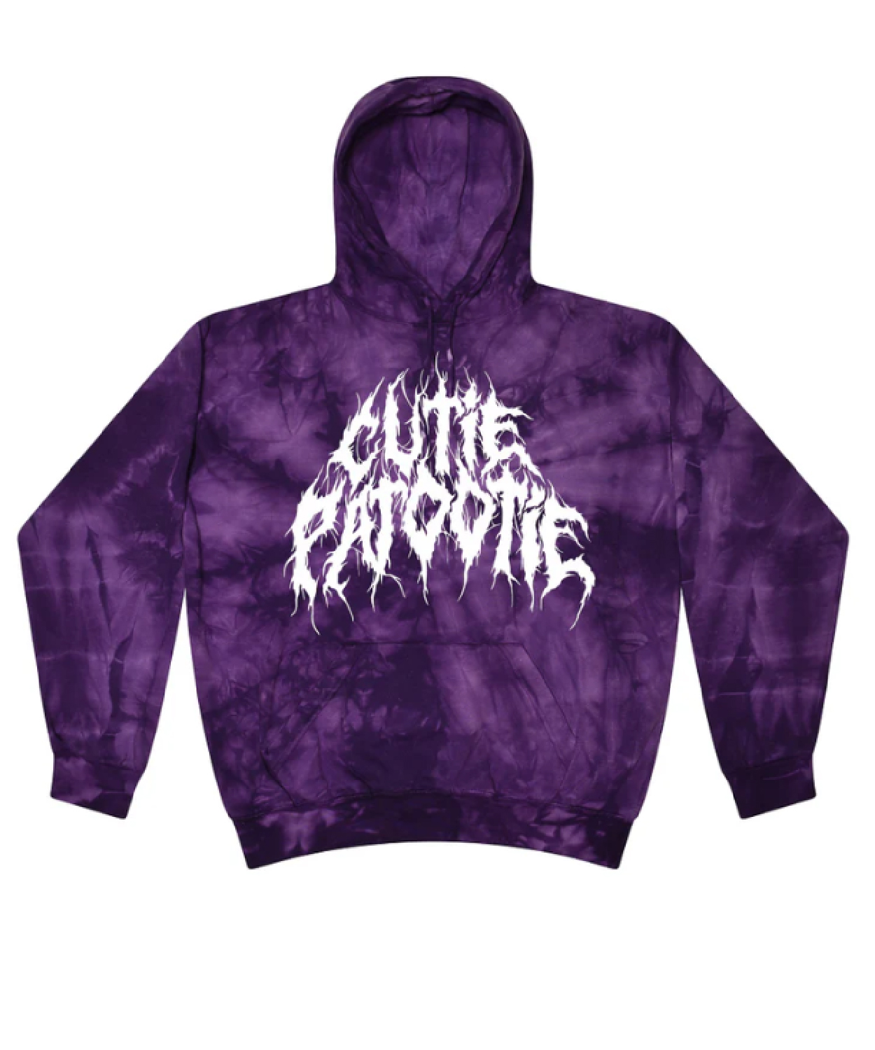 Purple Tie Dye Cutie Patootie Hoodie A Good Cult Leader Shop