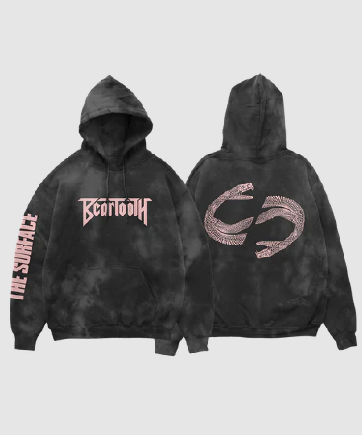 Snake Dye Hoodie Beartooth Band Shop