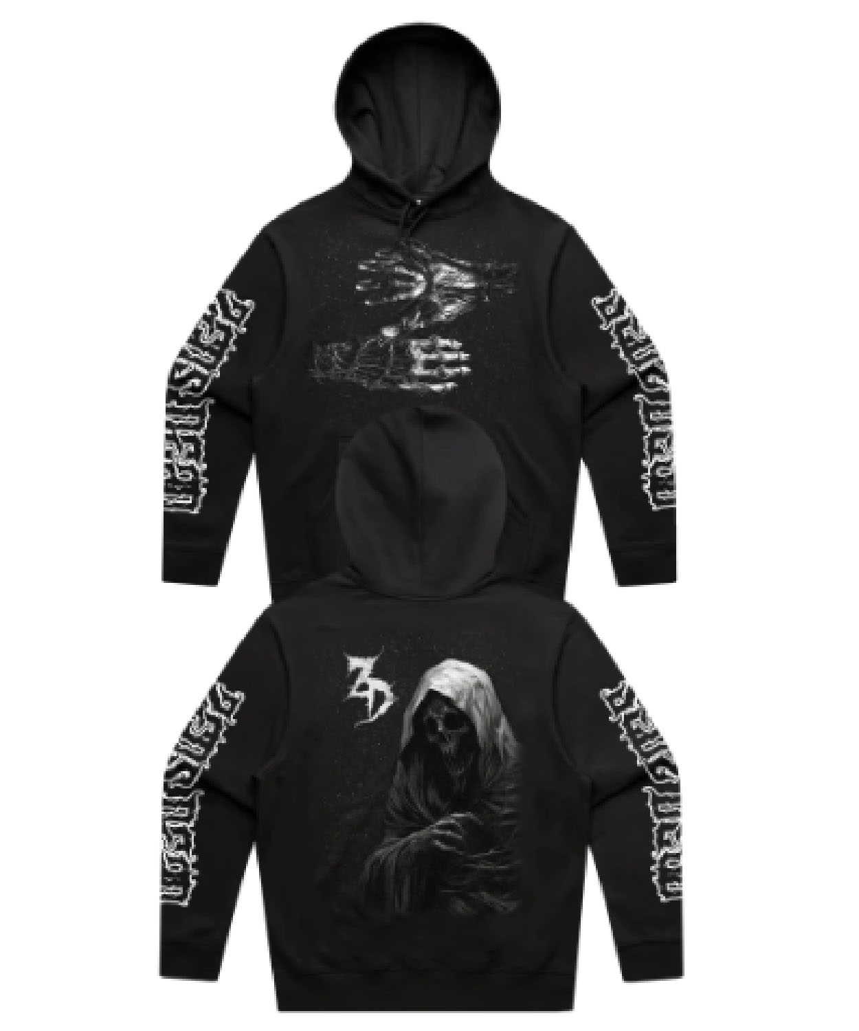 Zeds Dead Descending Black Hoodie Zeds Dead Shop