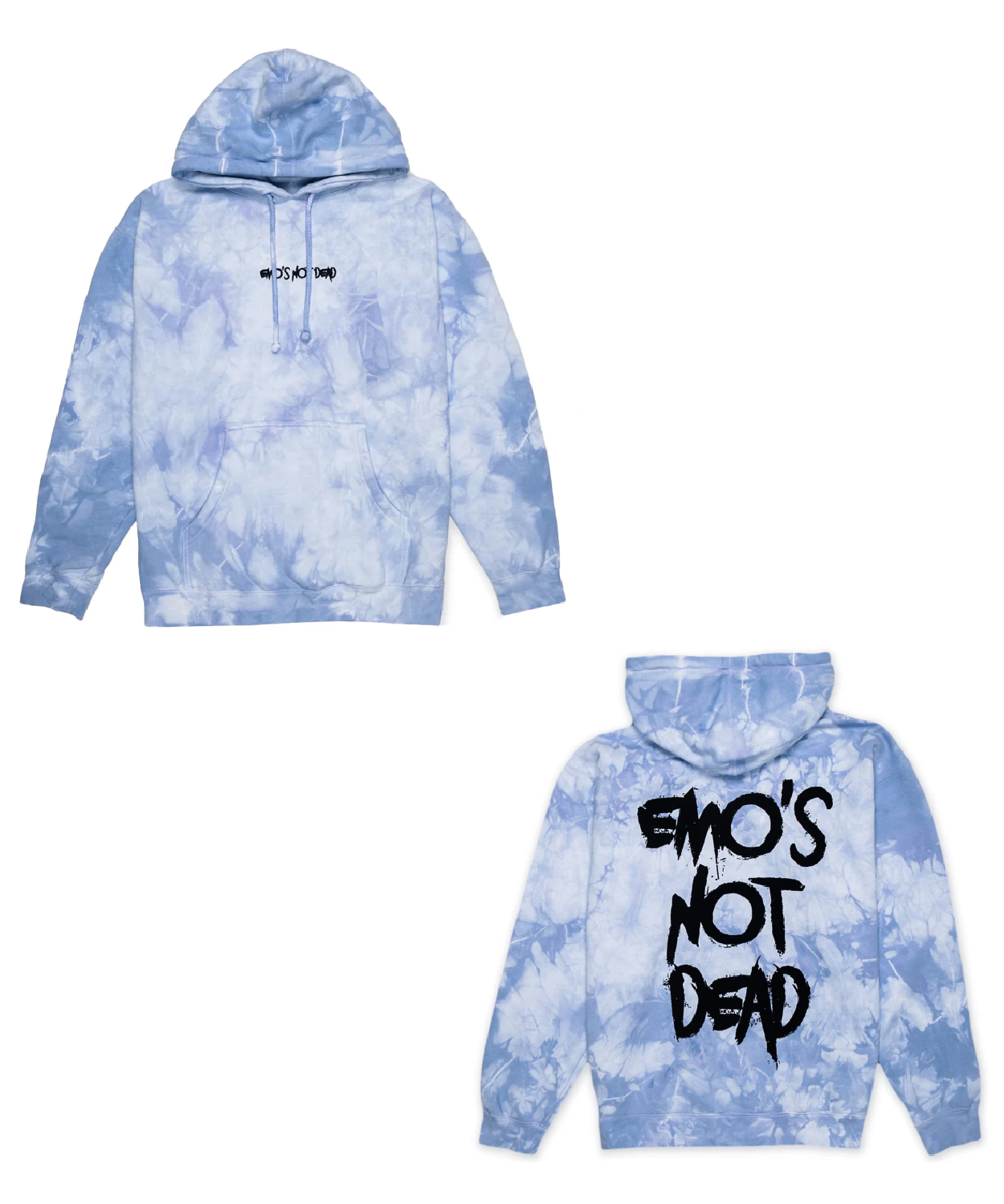 Crystal Dye Hoodie Emos Not Dead Shop Merch Store