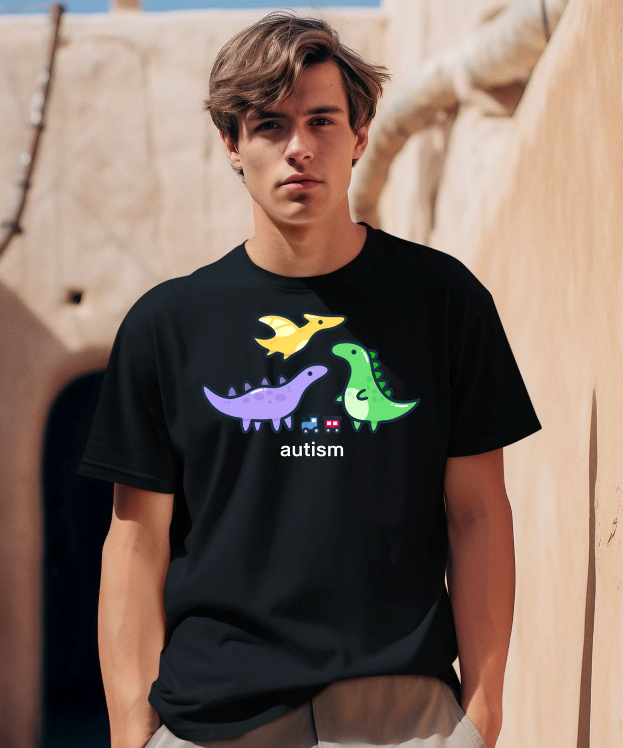 Eveoart Autistic Drip Graphic Shirt1