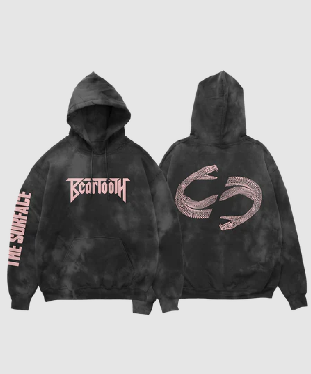 Snake Dye Hoodie Shirt Beartooth Band Merch Store Shop