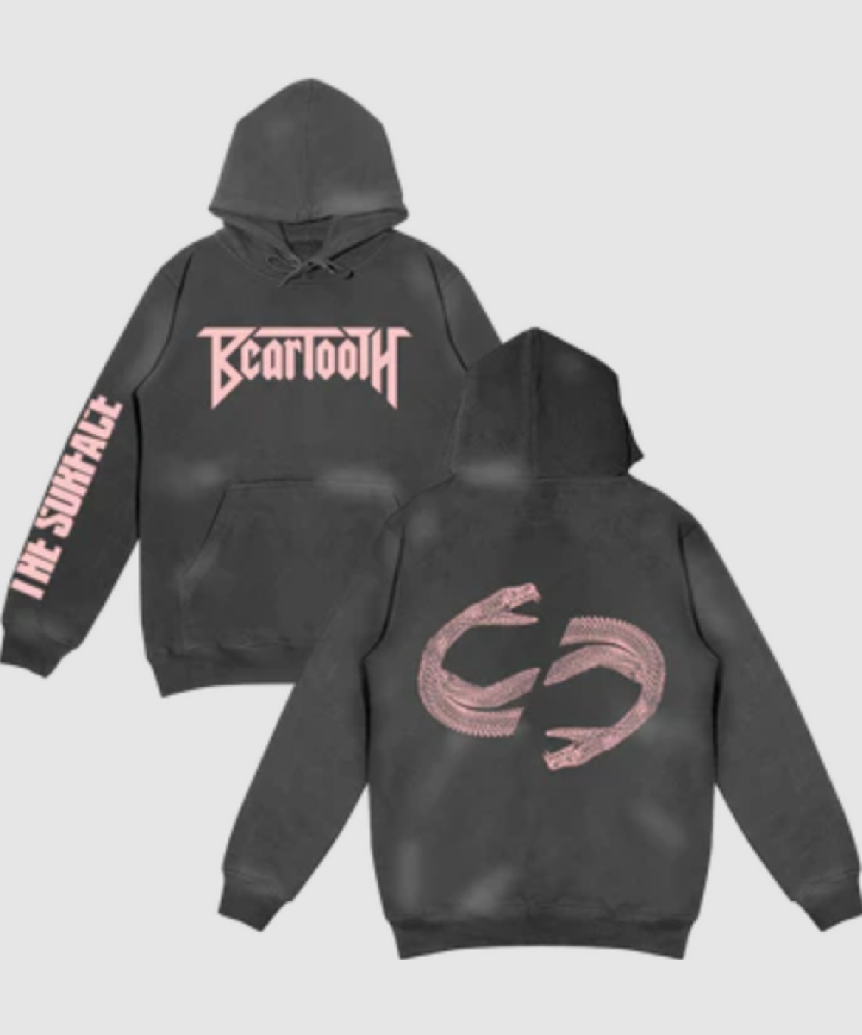 Snake Smokey Black Hoodie Beartoothband Merch Store Shop