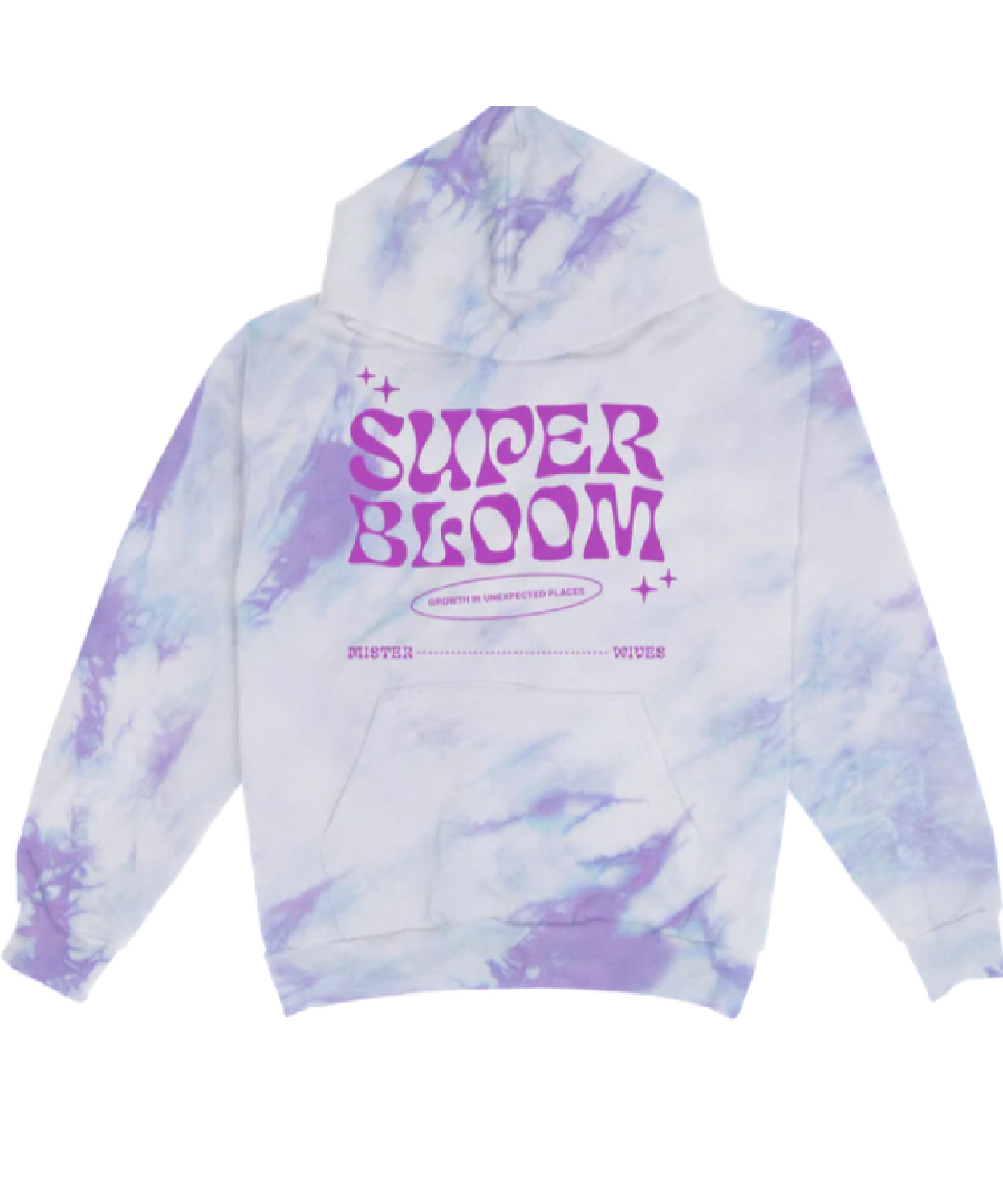 Superbloom Purple Dye Hoodie Mister Wives Shop Merch Store