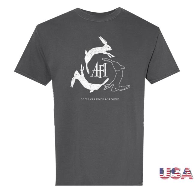 Afireinside Merch Store 20 Years Of Decemberunderground Rabbits Tee