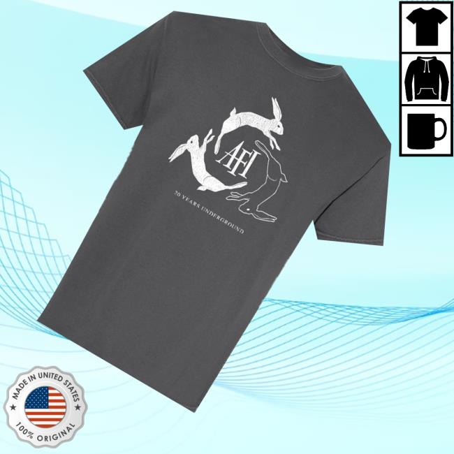 Afireinside Merch Store 20 Years Of Decemberunderground Rabbits Tee