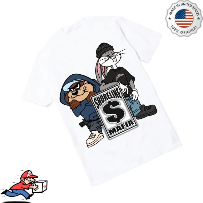 Geezyworld Merch Store Shoreline Twins Tee White
