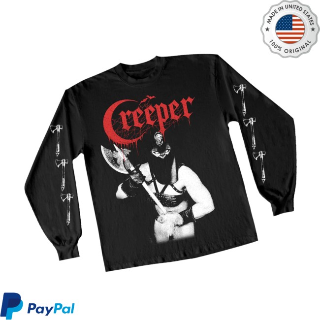Creeper Store Merch Axe Longsleeve - Black