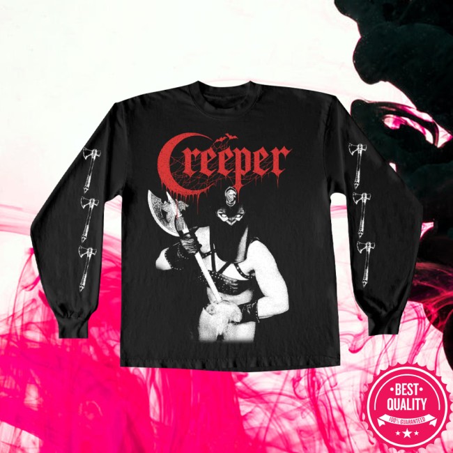 Creeper Store Merch Axe Longsleeve - Black