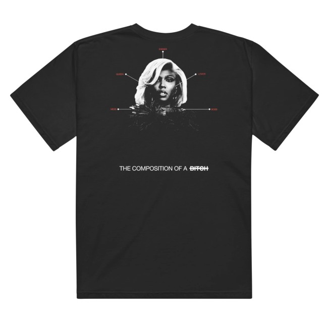 Lizzo Music Store Merch Composition Of A Bitch T-Shirt