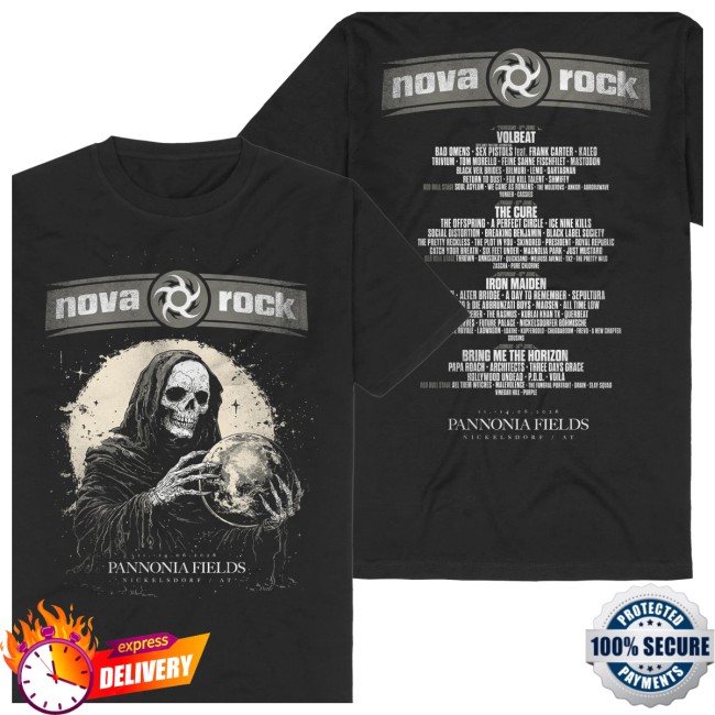 Novarock Store Merch Grim Reaper Shirt - Bản mới 3 Novarock Store Merch Grim Reaper Shirt